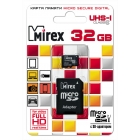 MicroSD 32GB  MIREX  Class 10 c адаптером UHS-I